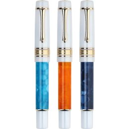 Pens MAJOHN M400 Fountain Pen #6 EF/F Nib with Converter Resin Writing Office Ink Pen for Business Office School