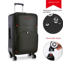 Luggage Suitcase Detachable Universal Wheel Waterproof Travel Bag Large Capacity Oxford Bag Rolling Luggage Set Password Trolley Case