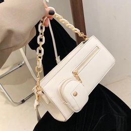 Bag Fashion Chain Small PU Leather Shoulder Bags For Women 2024 Trending Brand Simple Handbag And Purses Ladies Travel Crossbody