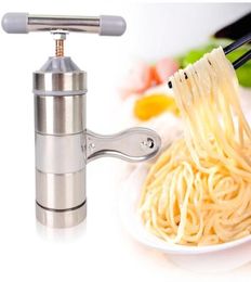 household multi function small manual noodle making machine pasta tools mini hand juicer 5 kinds of food maker dies2028458