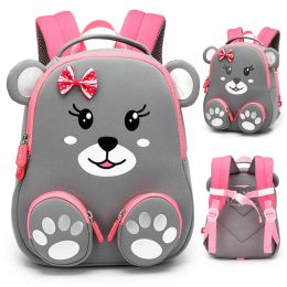 Bags Fashion Kids School Backpack for Girls 3D Lovely Bear School Bags Cute Animals Design Children Backpacks Kids Bag Escolares