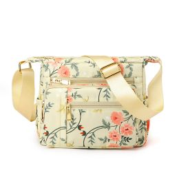 Briefcases 2023 New Women Crossbody Bag Printed Flower Female Shoulder bags Nylon Messenger Bags Ladies Totes Handbags Bolsa Feminina