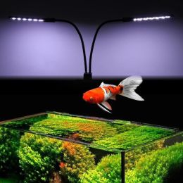 Aquariums New 15W Fish Tank Lamps EU Plug Aquarium Plant Lights High Brightness Energy Saving