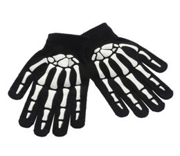 LuxuryUnisex Adult Children Winter Cycling Full Fingered Gloves Halloween Horror Skull Claw Skeleton AntiSkid Rubber Outdoor9763935