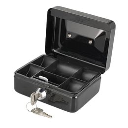 Protable Key Safe Box Key Locker Mini Steel Piggy Bank Safety Box Storage Hidden Money Coin Cash Jewellery With Drawer Carry Box 240408