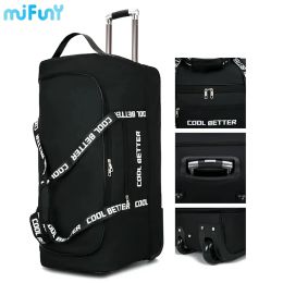 Luggage MIFUNY Large Capacity Wheeled Travel Bag For Men Carryon Luggage Backpack Unisex Travel Suitcase Wearresistant Hand Bag 2023