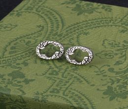Fashion Designer Stud earrings for mens and women lovers couple gift ladies weddings gifts Jewellery with box7660123