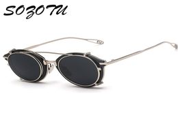 Whole 2016 Fashion Steampunk Goggles Round Sunglasses Women Men Vintage Sun Glasses Ladies For Female Male Oculos YQ0213893409