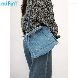 Waist Bags Mifuny Denim Jeans Bag Cool Girl Casual Fashion Trend High Street Hardware Tote In Drop Ship Women's Y2K Mini Shoulder