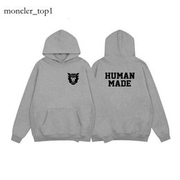 Human Made Brand Designer 2023 Designer Mens Hoodie Pullover Sweatshirts Loose Long Sleeved Bear Duck Cute Animal Letter Print Cotton Hooded Oversized S-XL 6237