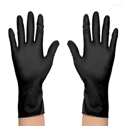 Pendant Necklaces Black Disposable Nitrile Gloves Kitchen Baking Household Cleaning Tool