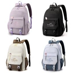 Bags 2023 NEW Double Strap Shoulder Bag Girl Student Backpack Lightweight Nylon School Bag Travel Pack Fashion Versatile Bags