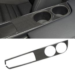 Car Carbon Fiber Water Cup Holder Panel Decorative Sticker for IS250 2013- Left Drive1193934