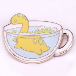 ocean animals party enamel pin childhood game movie film quotes brooch badge Cute Anime Movies Games Hard Enamel Pins