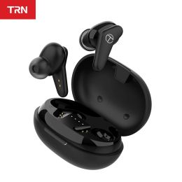 Earphones TRN AM1 TWS True Wireless Bluetooth 5.0 Earphones Dynamic Earbuds Touch Control Noise Cancelling Music Sport Headset T300 BT1 S2