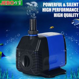 Accessories JEBO Water Pump Adjustable Flow For Aquarium Fish Tank 5/9/19/26/62/65w Aquarium Pump Submersible Pump High Power Silent Pump