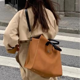 Shoulder Bags Casual Women Crossbody Large Capacity Faux Suede All-match Handbags Korean Style College Female Tote Bag For Shopping