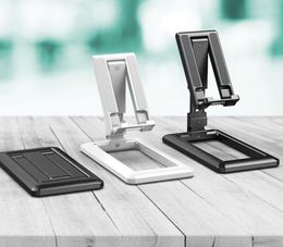 Foldable Tablet Mobile Phone Desktop Stand Holder Adjustable Desk Bracket accessories for iPad iPhone Samsung1407294