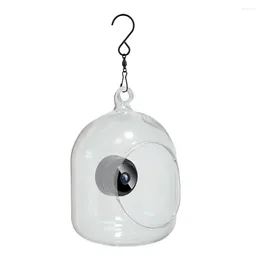 Other Bird Supplies Feeders Feeder WiFi Connection Wide Angle Camera 170 Degree Smart Transparent Versatile Universal Brand