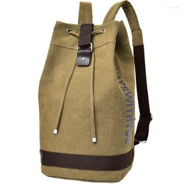 Backpack Outdoor Canvas Climbing Bag Camping Hiking Travel Rucksack Tactical Military Pack Men Army Knapsack Waterproof Mochila