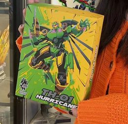 IN STOCK Trojan Horse TH-01 Hurricane Transformation TH01 Shape-Shifting Wasp Helicopter Action Figure Robot Toys With Box 240412