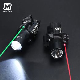 Scopes X400 Ultra Flashlight X400u Red Dot Green Sight Aiming Laser Potente Hunting Airsoft Pistolatactical Equipment Hunting