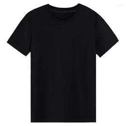 Men's Suits B2085 Slim T-Shirt Men Plain Tee Standard Blank T Shirt Black White Tees Top