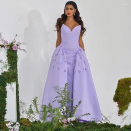 Party Dresses Elegant Evening Dress Sweetheart A-Line Sleeveless Prom Gowns Zipper Satin Beading Exquisite Vestidos De Fiesta D10227