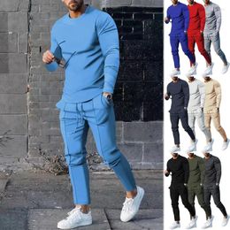 Men's Pants Solid Fit Car Fold Casual Elgant Straight Suit Work Men Leisure