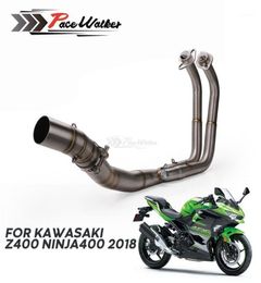 Motorcycle Exhaust Full Systems Header Pipe Front Link Pipe 51mm Slipon Exhaust For Ninja 400 Z400 2020 202016446030