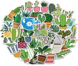 50 PCS Mixed graffiti Stickers Cactus Green Plants For Skateboard Car Laptop Helmet Pad Bicycle Bike Motorcycle PS4 Notebook Guita1999851