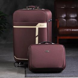 Sets 20"24"Inch Men&Women Travel Luggage set Trolley suitcase Brand Boarding bag Rolling luggage bag On Wheels With handbag