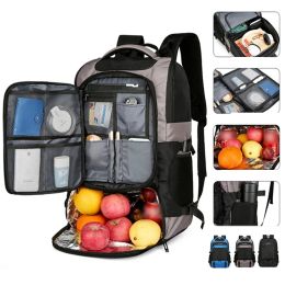 Backpacks SYZM Picnic Backpack Multifunctional Travel Bag Large Capacity Outdoor Picnic Camping Backpack Thermal Insulation Pack Food Bag
