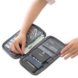 Bags New Multifunctional Travel Organiser Bag Business Passport Bag Waterproof Document Bag Portable Travel Passport Holder