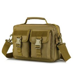 Briefcases Small USB Tactical Handbags Military Bag Men's Messenger Sport Crosscody Bags Sling Single Shoulder Camping Hiking Bag Daily Bag