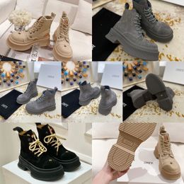 Designer Boots popular Trendy Women Short Booties Boot Luxury Soles Womens Party Heel size 35-40 Chunky hiking Desert SMFK GAI