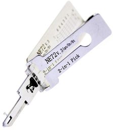 Locksmith Supplies Whole Genuine LISHI NE72 v3 2 in 1 Auto Lock Pick and Decoder Locksmith Tool used for Peugeot2099202