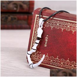 Pendant Necklaces Ms Jewels Game Dota 2 Pudge Dragonclaw Hook Necklace Metal Cosplay Jewellery Gift Accessories Drop Delivery Pendants Dhjzw