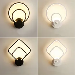 Wall Lamp Modern Geometrical LED Light Indoor Ceiling For Bedroom Living Room Aisle Corridor Background Lighting Sconce