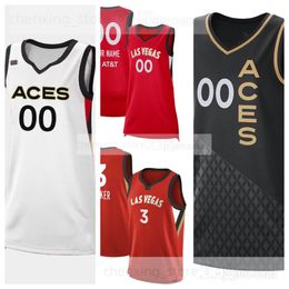 Aces Custom Basketball Jerseys 15 Angel Jackson 24 Morgan Jones 33 Elizabeth Kitley 20 Kate Martin 3 Candace Parker 10 Kelsey Plum 41 Kiah Stokes 22 A'ja Wilson 0 Young