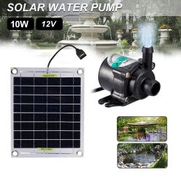 Accessories 10w Solar Water Pump Group Photovoltaic Panel Fountain Water Pump Ultraquiet Adjustable Timing Water Pump Fish Pond Garden