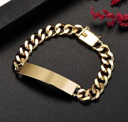 Beaded Strands New popular brand 18K Gold bracelets for man women luxury fashion original Jewellery wedding Accessories party gifts 5708090