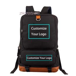 Backpacks Customised Print DIY Your Like Photo or Logo Boy Girl School Bag Women Bagpack Teenagers Canvas Men Student Backpacks Packsack