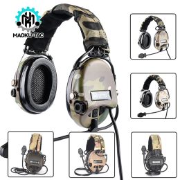 Accessories Wadsn Tactical Msa Headset Sordin Headworn Noise Reduction Anti Manic Intercom Headset for Hunting Wargame Operational Training