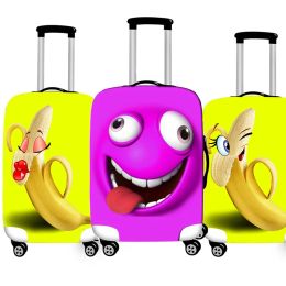 Accessories Luggage Cover Funny Banana Protective Sheath Travel Suitcase Cover Elastic Dust Cases Fit 18 32 Inches Baggage Accessorie