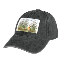 Berets The Lost Blossom Cowboy Hat Black Fluffy Female Men's