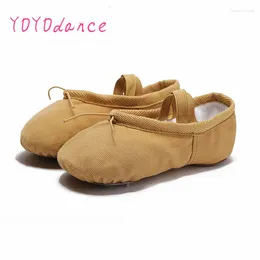 Dance Shoes Arrival 6 Colour Children Kids Girls Quality Canvas Ballet Slippers Pointe Gymnastics