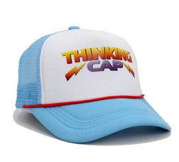 Stranger Things Season 4 Cosplay Thinking Cap hats Solid Adjustable Unstructured Dad Hat Adult 5660cm adjustable5605838