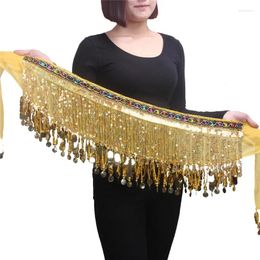 Stage Wear Belly Dance Belt Costumes Sequins Tassel Hip Scarf For Women Dancing Belts Performance Props Waist Chain