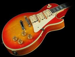 Heavy Relic Ace Frehley Budokan Heritage Cherry Sunburst Aged Electric Guitar 3 Pickups Top Selling7387739